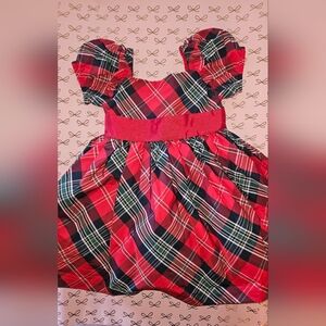 Janie and Jack Red Tartan Holiday Dress